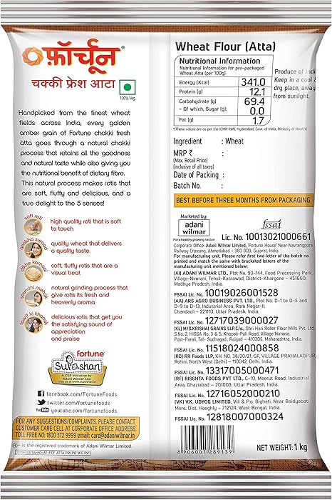 Fortune Chakki Fresh Atta 5kg